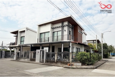 92899, ขายบ้านแฝด 2ชั้น 42ตร.ว. พฤกษา วีทู อ่อนนุช-พระราม 9 หลังมุม 