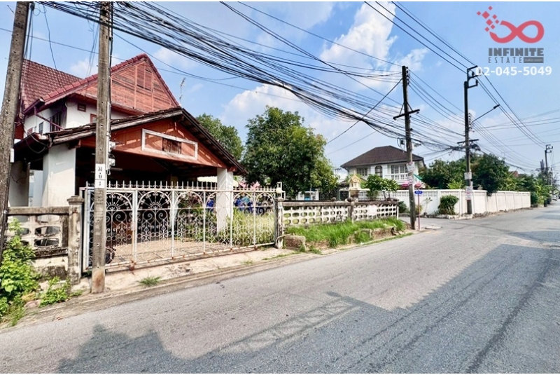 ขายบ้านเดี่ยว 2 ชั้น 91 ตร.ว.ชื่นกมลนิเวศน์ 4 รามอินทรา 60  ใกล้ BTS สีชมพู