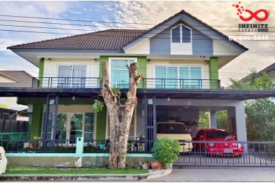 92839, ขายบ้านเดี่ยว 2 ชั้น 70 ตรว. หมู่บ้านกรีนลีฟ ราษฎร์อุทิศ 11 สุวินทวงศ์  หน้าโครงการ