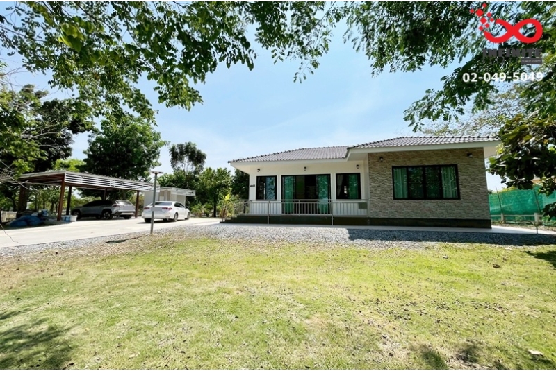 ขายบ้านเดี่ยว ชั้นเดียว โครงการบ้านพอเพียง 27 นครปฐม บ้านพักตากอากาศ 