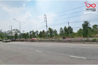 93117, ขายที่ดิน 19ไร่ แปลงใหญ่ หน้ากว้าง ติดถนนนิมิตใหม่ คลองสามวา