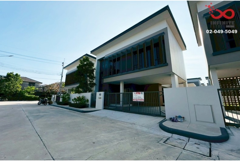 ขายบ้านเดี่ยว วิลล่า 168 นิวกรุงเทพกรีฑา 2ชั้น 59ตร.ว. บ้านใหม่พร้อมอยู่ ใกล้สนามบินสุวรรณภูมิ ถนนพัฒนาชนบท