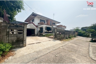 91175, ขายที่ดินพร้อมบ้านเดี่ยว 2 ชั้น 100 ตารางวา ถาวรนิเวศน์ 2  ซอยบางนา-ตราด 12  ถนนบางนา-ตราด 
