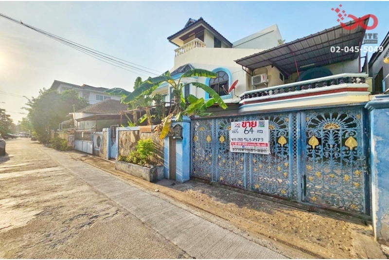 ขายบ้านเดี่ยว 2 ชั้น 64 ตร.ว. ลาดพร้าว 94 - สุทธิสาร  วังทองหลาง ใกล้รถไฟฟ้าสีเหลือง และ MRT ห้วยขวาง