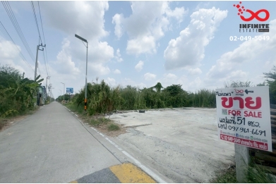 93207, ขายที่ดิน 51 ตรว. ศาลากลาง บางกรวย นนทบุรี ถมแล้ว แปลงสวย ราคาถูก