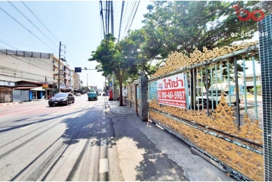 92783, ให้เช่าที่ดิน 278 ตรว. ติดถนนเอกชัย  พร้อมอาคาร 2 ชั้น 400 ตรม. บางขุนเทียน จอมทอง