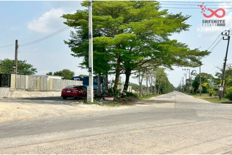 ขายที่ดิน 844 ตร.ว. สุวินทวงศ์ 24 มีนบุรี ด้านหลังติดคลอง ทำเลดี