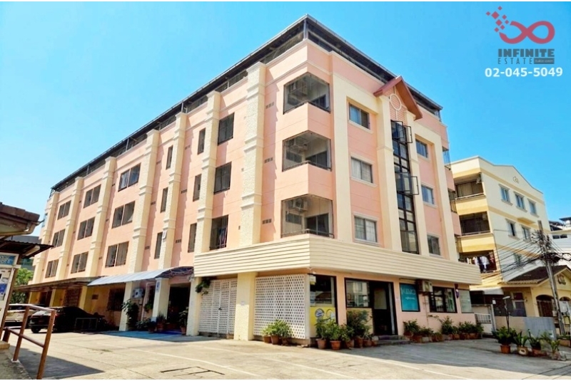 ขายอพาร์ทเม้นท์ 4 ชั้น 79 ห้อง ซอยเชื่อมสัมพันธ์ 13 หนองจอก ใกล้มหาวิทยาลัยเทคโนโลยีมหานคร คุ้มค่า ผลตอบแทนดี