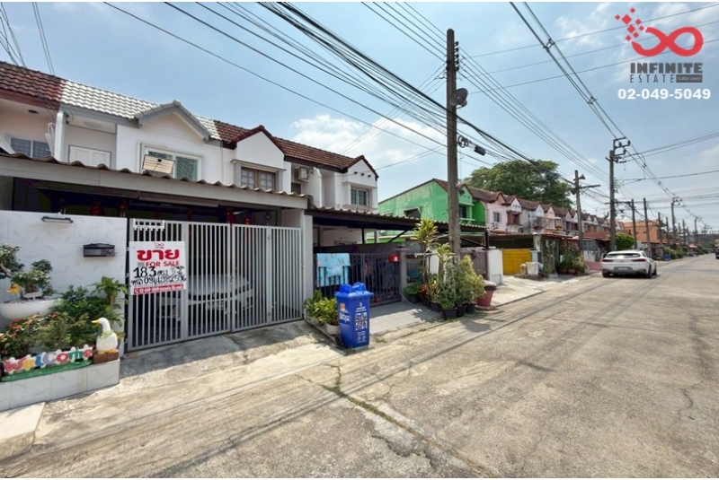 ขายทาวน์เฮาส์ 18ตรว. 2ชั้น ม.เลิศอุบล พหลโยธิน 52-เทพรักษ์ 45 สะพานใหม่ ใกล้รถไฟฟ้า