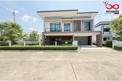 92528, ขายบ้านเดี่ยว 2 ชั้น หลังมุม อีโค เฮ้าส์ ปิ่นเกล้า-ศาลายา ใกล้ม.มหิดล ศาลายา