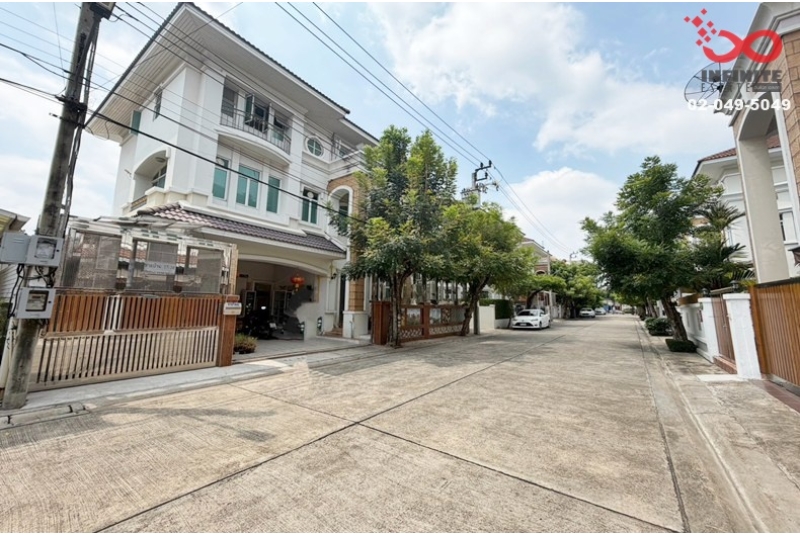 ขายบ้านเดี่ยว 3ชั้น 63ตร.ว. ม.ภัทราวิลล่า 5 นวลจันทร์ - รามอินทรา ใกล้ทางด่วน 