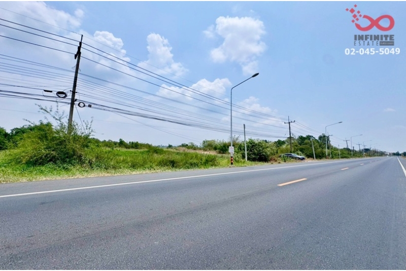 ขายที่ดินถมแล้ว 14-2-80 ไร่ ติดถนน 3183 วัดสิงห์–อุทัยธานี ชัยนาท ติดคลองขุนแก้ว