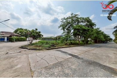 93187, ขายที่ดิน 186ตร.วา หมู่บ้านเกษตรนิเวศน์ แจ้งวัฒนะ 14 แปลงมุม ใกล้รถไฟฟ้า,ทางด่วน 