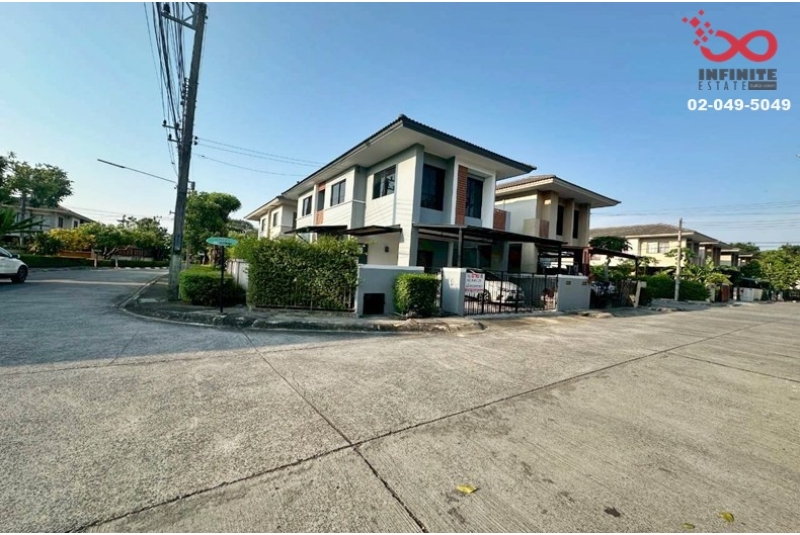 ขายบ้านเดี่ยว วราบดินทร์ วงแหวน–ลำลูกกา 2 ชั้น 42 ตร.ว. หลังมุม ลำลูกกาคลอง 5 ใกล้ถนนกาญจนาภิเษก  