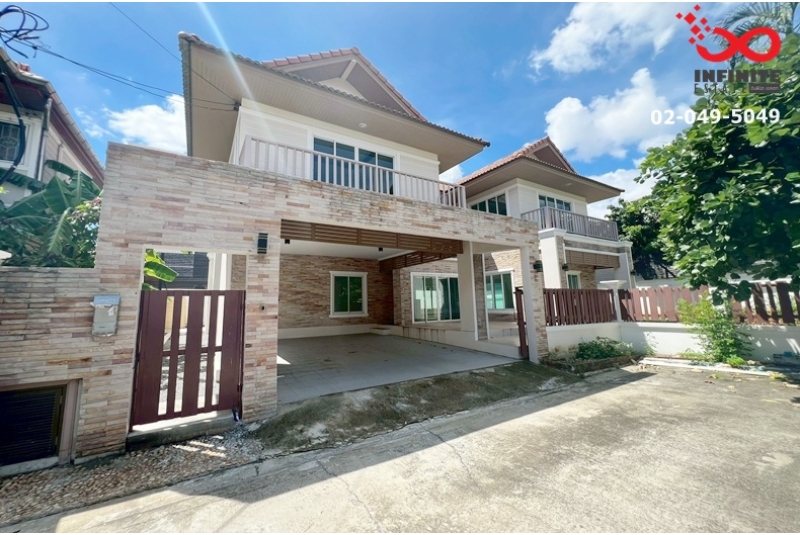 ขายบ้านเดี่ยว หมู่บ้านนนทรี 5 พระราม 5 – นครอินทร์ 2 ชั้น 89.9 ตรว. บ้านสวยพร้อมอยู่