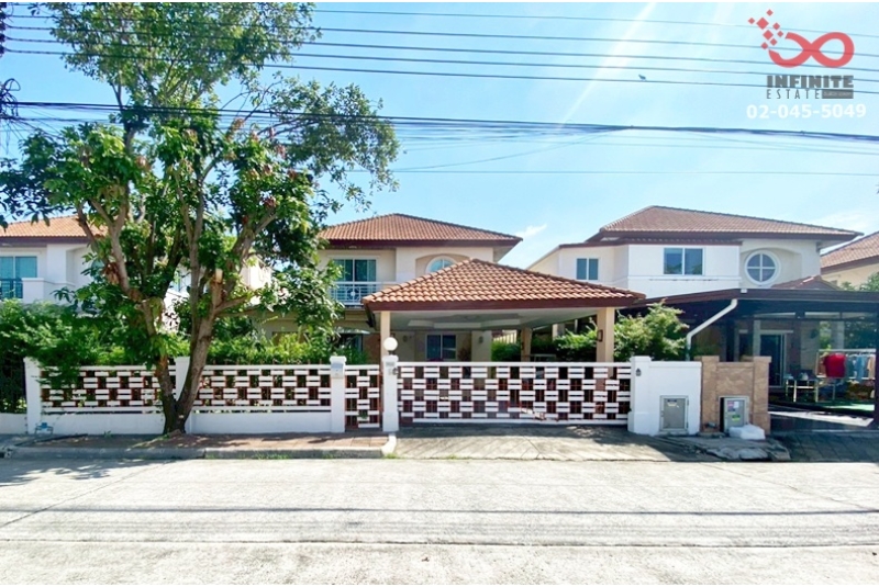 ขายบ้านเดี่ยว 2ชั้น 65ตร.ว. ชวนชื่น อ่อนนุช-วงแหวน  ถนนกาญจนาภิเษก  สุขาภิบาล 2 ใกล้ สนามบินสุวรรณภูมิ 