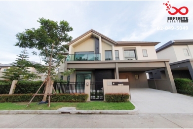 93512, ให้เช่าบ้านเดี่ยวหรู บางกอก บูเลอวาร์ด สาทร-ปิ่นเกล้า หลังมุม ติดสวน พร้อม EV Charger