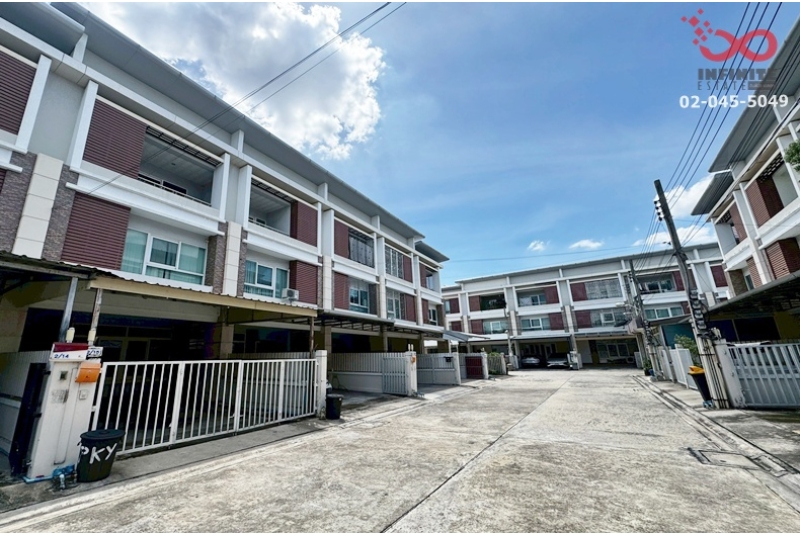ให้เช่าทาวน์โฮม 3 ชั้น 30 ตร.ว. ไพรเวททาวน์ โพธิ์แก้ว 3 ลาดพร้าว 101-ประดิษฐ์มนูธรรม 