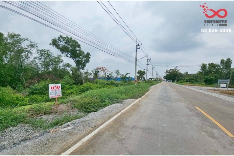 ขายที่ดินติดถนน 1-2-45 ไร่ สุวินทวงศ์ ใกล้ตลาดฉิน คลองหลวงแพ่ง ฉะเชิงเทรา