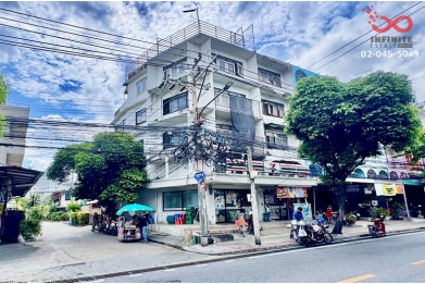 93931, ให้เช่าอาคารพาณิชย์ 4.5 ชั้น 45 ตร.ว. ประชาสงเคราะห์ ดินแดง หลังมุม ติดถนน  ใกล้ MRT ห้วยขวาง