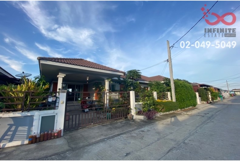 ขายบ้านเดี่ยวชั้นเดียว 37 ตร.ว. บ้านรติรัตน์ บ้านกล้วย-ไทรน้อย นนทบุรี 