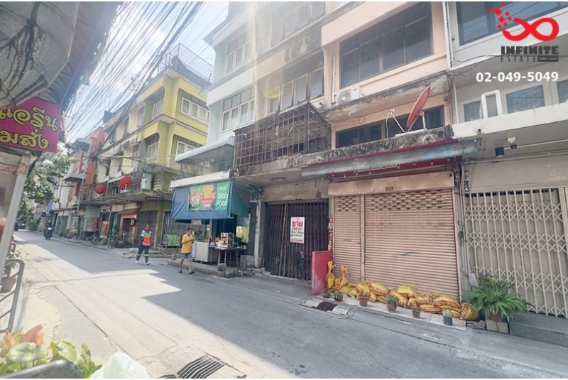 ขายอาคารพาณิชย์ 3.5 ชั้น ประชาราษฎร์ สาย 1 ซอย 36 บางซื่อ ใกล้ MRT บางโพ ทำเลค้าขาย