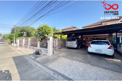 94110, ขายบ้านเดี่ยว 99 ตรว. ถนนนวมินทร์-รามอินทรา-นวลจันทร์  หมู่บ้านแสงสุวรรณ 3 ซอยนวมินทร์ 163 ใกล้รถไฟฟ้าสายสีชมพู