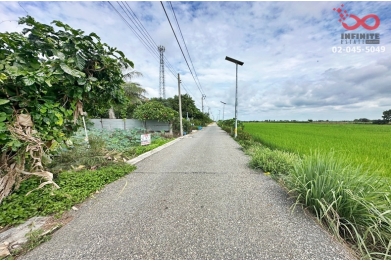 93814, ขายที่ดิน 96 ตร.ว. ถนนเทพราช-ลาดกระบัง ใกล้สนามบินสุวรรณภูมิ มอร์เตอร์เวย์ บางบ่อ สมุทรปราการ 