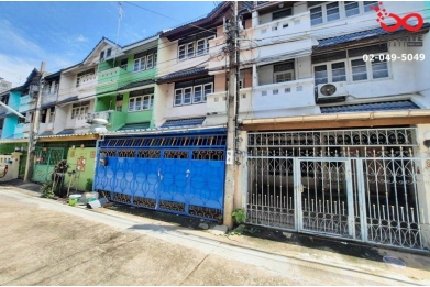93474, ขายทาวน์เฮาส์ 3 ชั้น 19.2 ตร.ว. ถนนราชพฤกษ์ ซอยสวนผัก 19 ตลิ่งชัน ใกล้รถไฟฟ้าสายสีแดง สถานีตลิ่งชัน