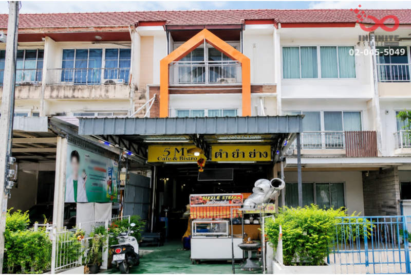 ให้เช่าอาคารพาณิชย์ 3ชั้น ทำเลค้าขาย  หทัยราษฎร์ 33 หน้าหมู่บ้านร่มทิพย์ พร้อมอุปกรณ์ครัว