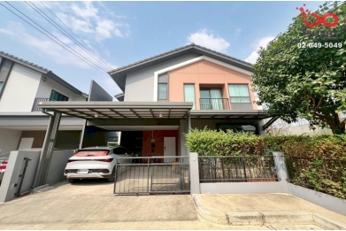92791, ขายบ้าน 2ชั้น อณาสิริ ราชพฤกษ์ 346 ปทุมธานี หลังริม 42ตรว. สวยพร้อมอยู่