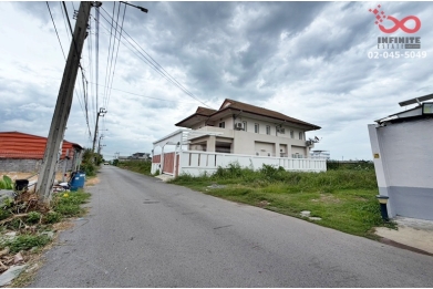 93963, ขายที่ดินถมแล้ว 49 ตร.ว. ถนนร่มเกล้า 1 พัฒนาชนบท 4 คลองสองต้นนุ่น ลาดกระบัง ใกล้มอเตอร์เวย์