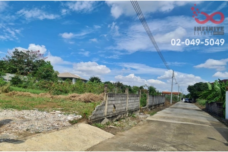 ขายที่ดิน 133 ตร.ว.ถมแล้ว ถนนหทัยราษฎร์  ซอยหทัยราษฎร์ 37 คลองสามวา