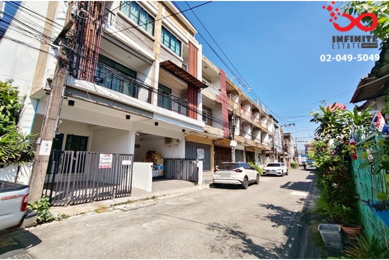 ให้เช่าทาวน์เฮ้าส์ 3ชั้น 22ตรว. นวมินทร์ 91 บ้านรีโนเวท พร้อมอยู่ 