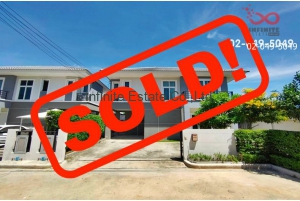 85524, ขายบ้านเดี่ยว 2 ชั้น หมู่บ้านสิริกานต์ เดอะแกรนด์ ไพรเวท ซอยวัดลาดปลาดุก ใกล้สถานีรถไฟฟ้าสายสีม่วง (หลังริม)