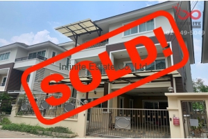 84079, บ้านเดี่ยว 3.5 ชั้น บ้านอิ่มอัมพร ปิ่นเกล้า-ทวีวัฒนา  ถนนเลียบคลองทวีวัฒนา