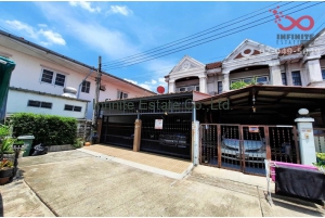 90587, ขายทาวน์เฮาส์ 2 ชั้น 30.6 ตารางวา หมู่บ้านลภาวัน 5 หลังริม ถนนรัตนาธิเบศร์ ใกล้รถไฟฟ้า สถานีบางรักน้อย-ท่าอิฐ