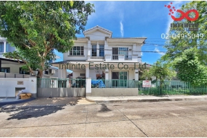 84217, บ้านเดี่ยว 2 ชั้น หมู่บ้านชลลดา วงแหวน รัตนาธิเบศร์ หลังริม วิวทะเลสาบ 