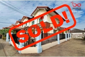 87688, ขายทาวน์โฮม 2 ชั้น 28.2 ตารางวา หมู่บ้านพฤกษาวิลล์ ลำลูกกา คลอง 2 หลังมุม