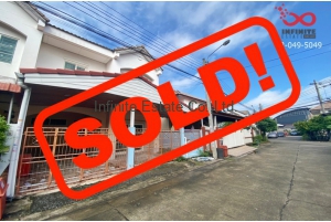 86058, ขายทาวน์เฮ้าส์ 2 ชั้น 28 ตารางวา ถนนกาญจนาภิเษก ถนนบางกรวย-ไทรน้อย หลังริม