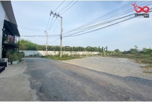 87122, ขายที่ดินเปล่าถมแล้ว 110 ตารางวา ถนนกาญจนาภิเษก บางบัวทอง นนทบุรี แปลงริม