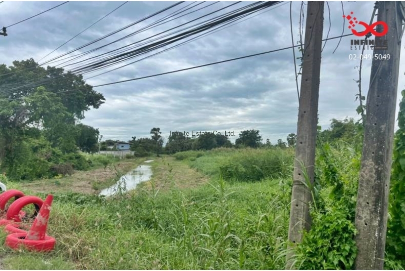 ขายที่ดิน 1 ไร่ ถนนบางกระผึ้ง ปทุมธานี  ใกล้ทางหลวง 347 ปทุมธานี-บางปะหัน  