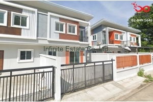 87396, ขายบ้านแฝด 2 ชั้น  ถนนสุขาภิบาล 5 ซอย 37 ใกล้ทางด่วนรามอินทรา-อาจณรงค์