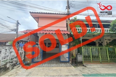 87822, ขายทาวน์เฮ้าส์ 2 ชั้น หมู่บ้านสัมพันธ์วิลล่า หลังริม ถนนพหลโยธิน-เทพรักษ์