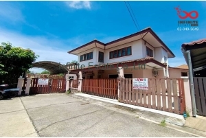 87964, บ้านเดี่ยวหลังริม 92ตารางวา หลังใหญ่พื้นที่ใช้สอยมาก 4ห้องนอน ซอยนวลจันทร์ 36 