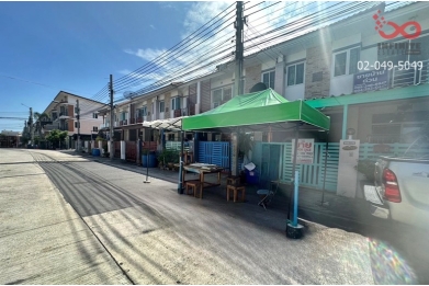 89325, ขายทาวน์โฮม 2 ชั้น หมู่บ้านทรัพย์รุ่งเรืองซิตี้  ซอยเทศบาลบางปู 53 หลังมุม ใกล้ sport club ใกล้รถไฟฟ้า BTS เคหะ