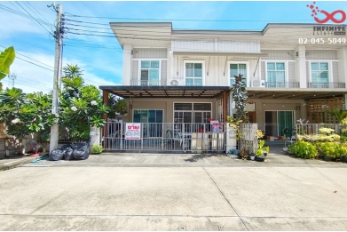 91972, ขายทาวน์เฮาส์ 2 ชั้น หลังริม  หมู่บ้านพฤกษาวิลล์ 80 ท่าข้าม – พระราม 2 ถนนพระราม 2  