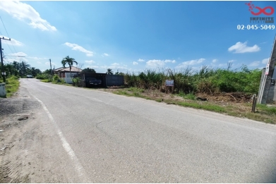 90092, ขายที่ดินเปล่า 3-3-96ไร่ แปลงมุม กระทุ่มแบน สมุทรสาคร 