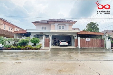 90184, ขายบ้านเดี่ยว 2 ชั้น เนื้อที่ 90.2 ตารางวา หมู่บ้านสุขสันต์ 10 ถนนกาญจนาภิเษก ซอยกาญจนาภิเษก 5