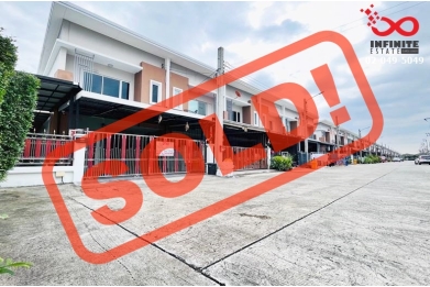 90069, ขายทาวน์เฮ้าส์ 2 ชั้น หมู่บ้านนาราภัทร เนื้อที่ 42.6 ตารางวา ถนนสุขุมวิท 113 ซอยด่านสำโรง 28 หลังริม